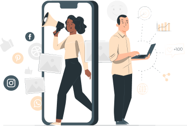 Sales Communications Illustration